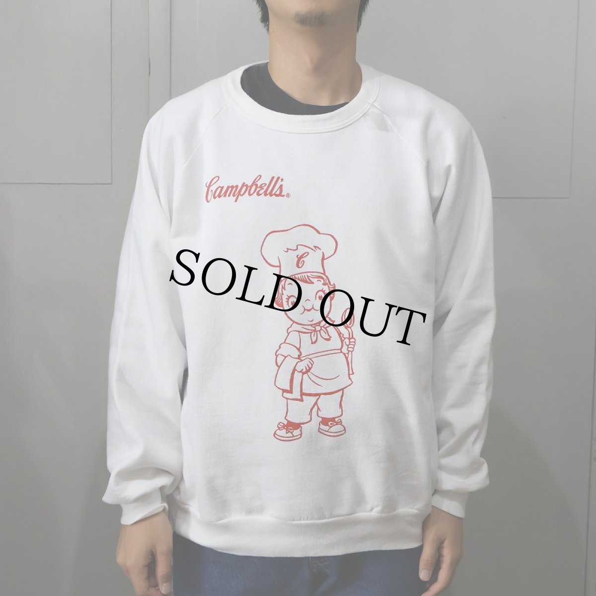 画像2: 80's〜 Campbell's Soup "M'm! M'm! GOOD!" プリントスウェット (2)