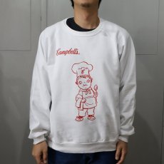 画像2: 80's〜 Campbell's Soup "M'm! M'm! GOOD!" プリントスウェット (2)