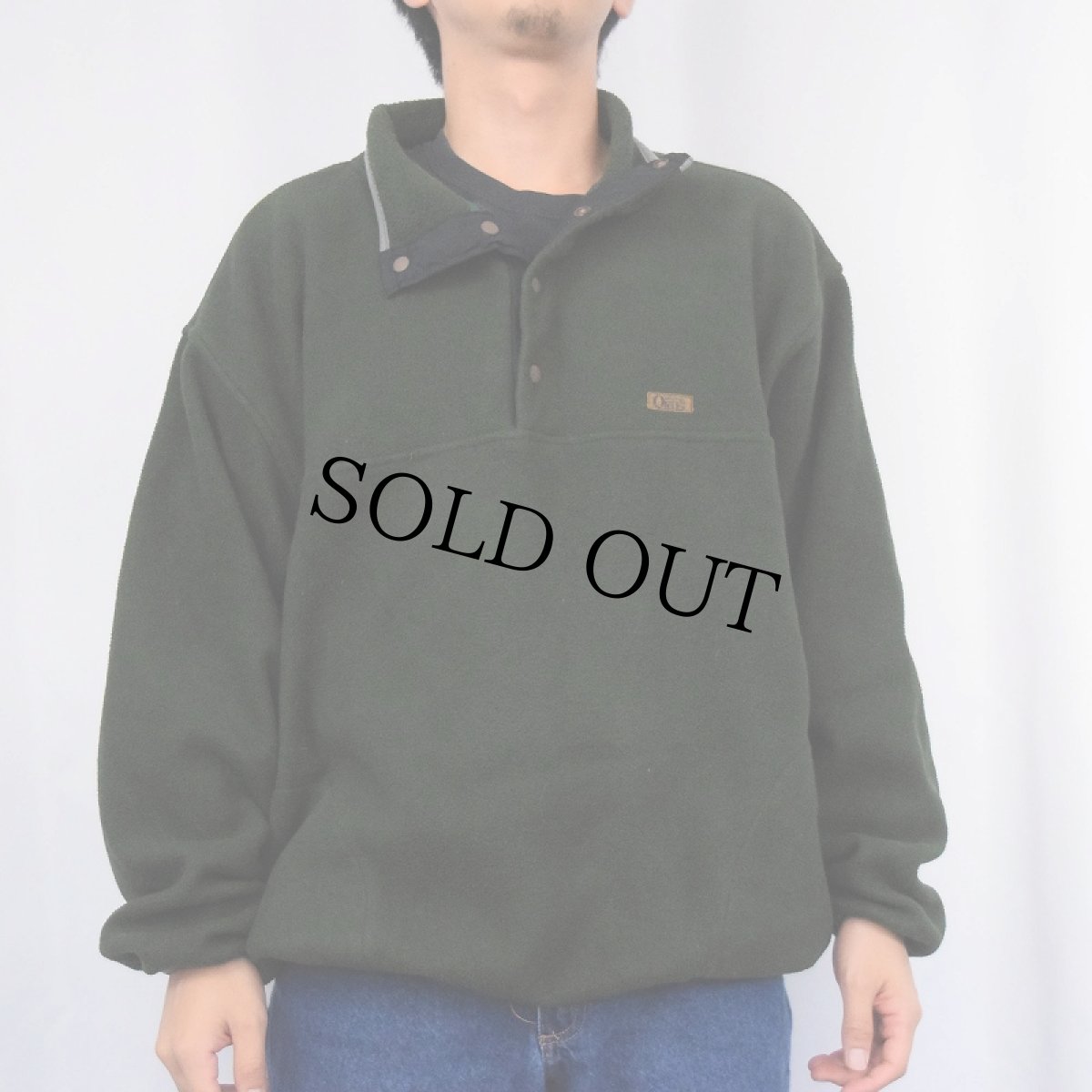 画像3: ORVIS フリースプルオーバージャケット XL (3)