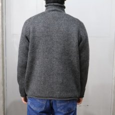 画像3: 90's J.CREW ロールネック ウールニットセーター XS (3)