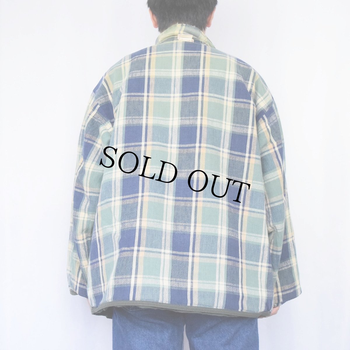 画像5: 〜90's JACKSON チェック柄ライナー ジップジャケット (5)