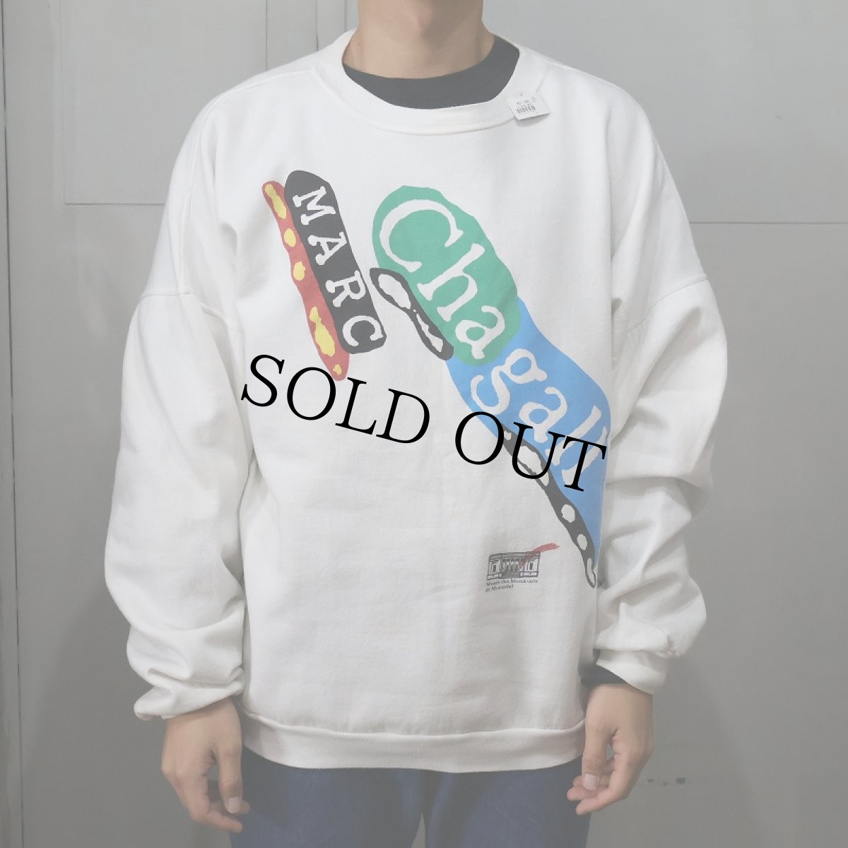 画像2: 【SALE】 80's ART-FLASH CANADA製 "Marc Chagall" アートプリントスウェット (2)