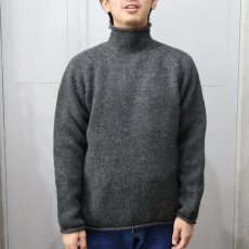 画像2: 90's J.CREW ロールネック ウールニットセーター XS (2)