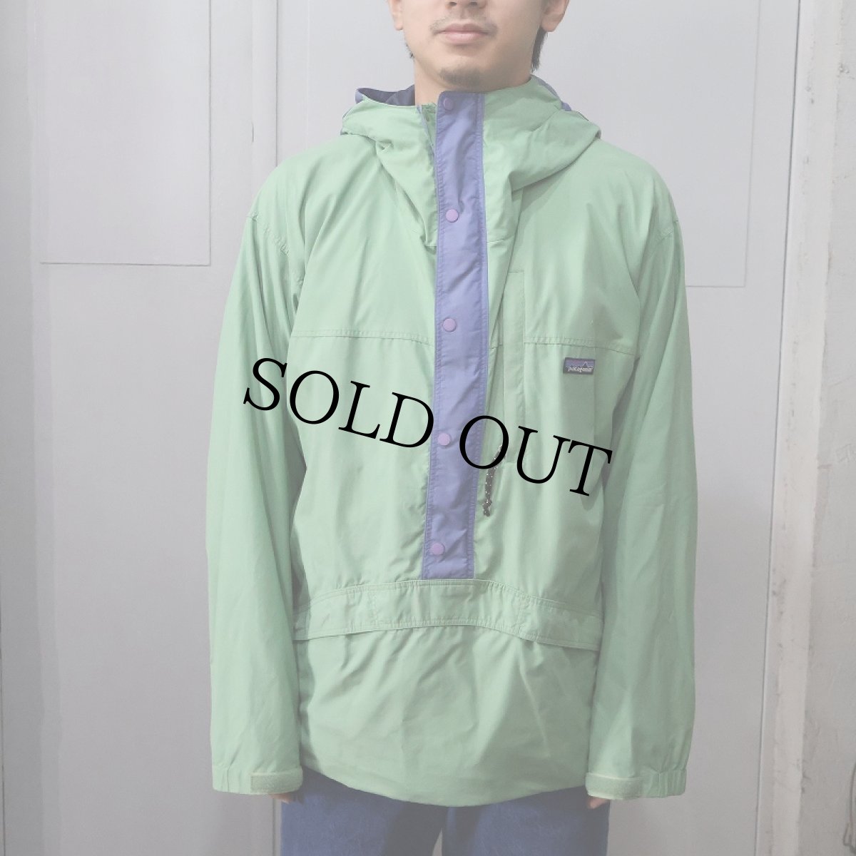 画像2: 90's Patagonia バックボウルアノラックジャケット (2)