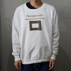 画像3: 80's "Baroque - When you are out of Monet" アートプリントスウェット (3)
