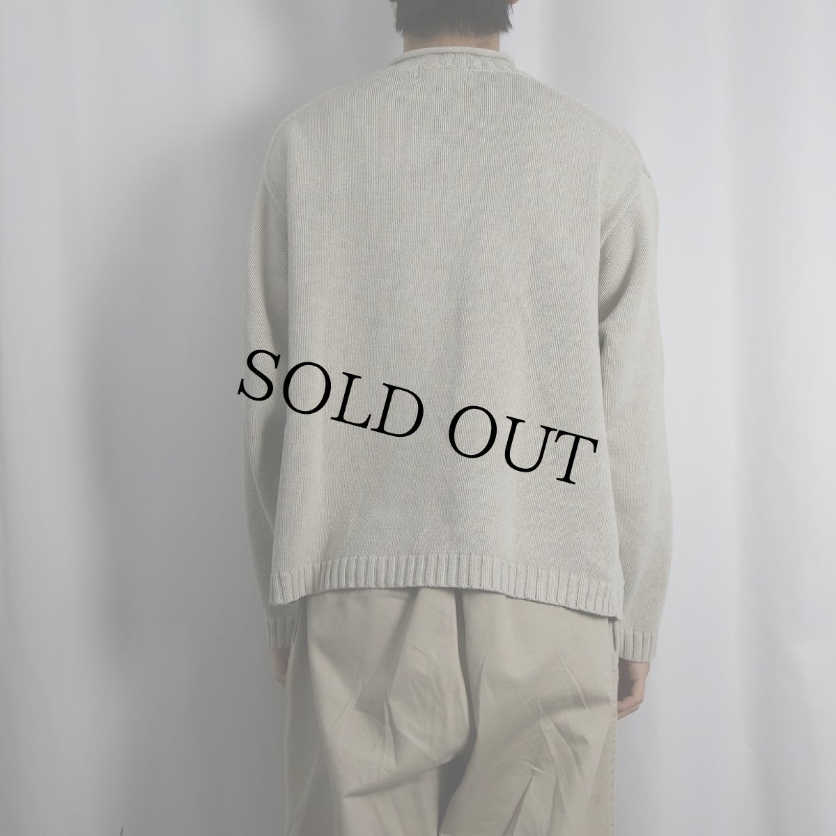 画像3: Eddie Bauer ロールネック コットンニットセーター (3)