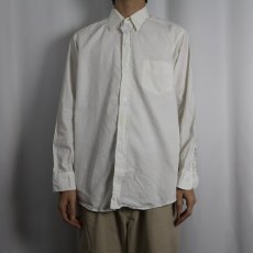 画像2: 40's HALLWARK ダブルカフス コットンシャツ 15 1/2 (2)