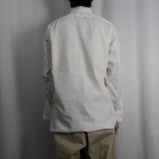 画像3: 40's HALLWARK ダブルカフス コットンシャツ 15 1/2 (3)