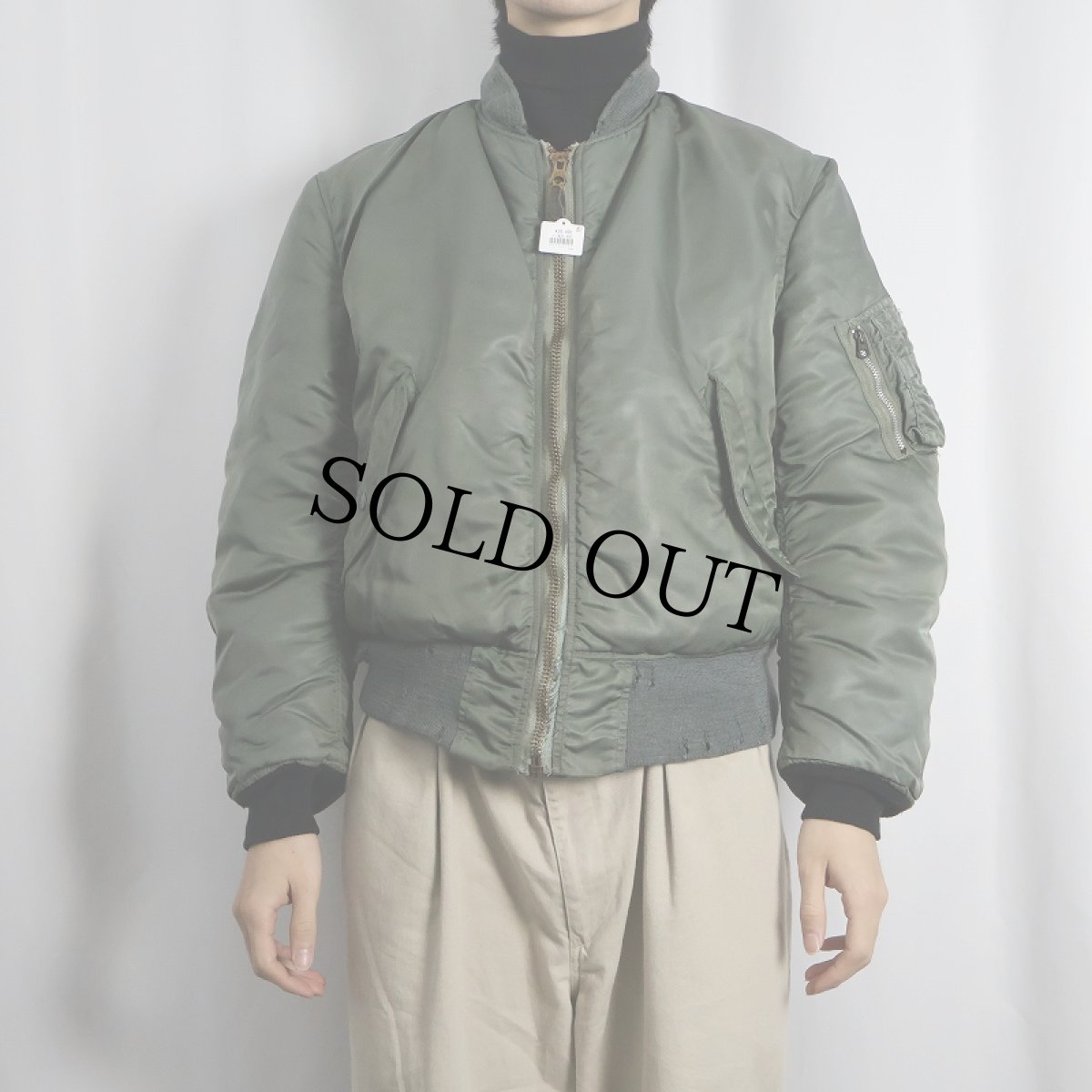 画像3: 70's U.S.AIR FORCE "MA-1 E-TYPE" マックイーンモデル フライトジャケット (3)