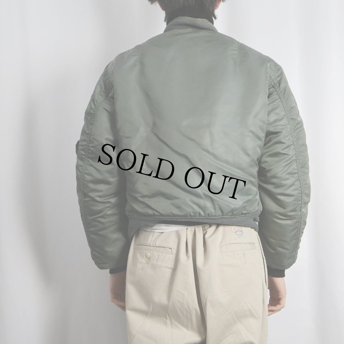 画像4: 70's U.S.AIR FORCE "MA-1 E-TYPE" マックイーンモデル フライトジャケット (4)