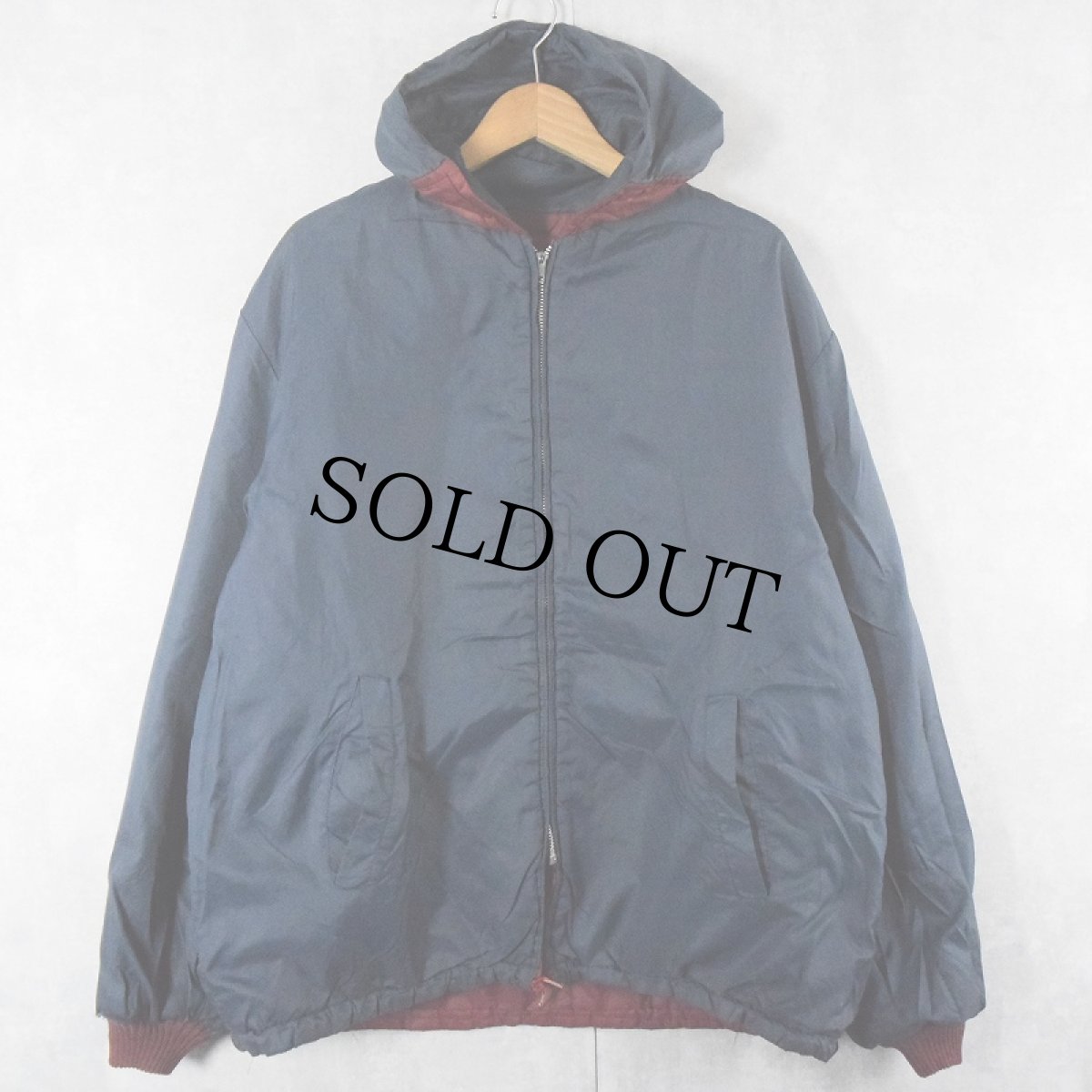 画像2: 70〜80's 中綿入り リバーシブル キルティングパーカー (2)