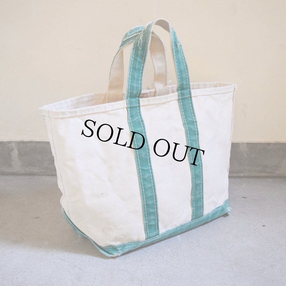 画像2: 80's L.L.Bean "BOAT AND TOTE" キャンバストートバッグ (2)