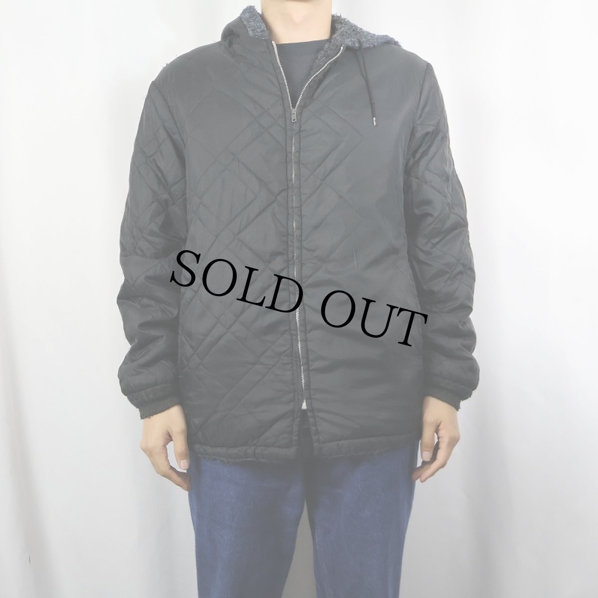 画像5: 70's〜 中綿入り リバーシブル ボアジップパーカー (5)