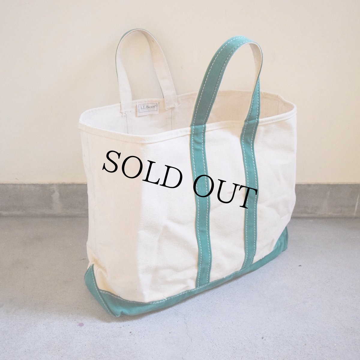 画像2: 90's L.L.Bean キャンバストートバッグ (2)