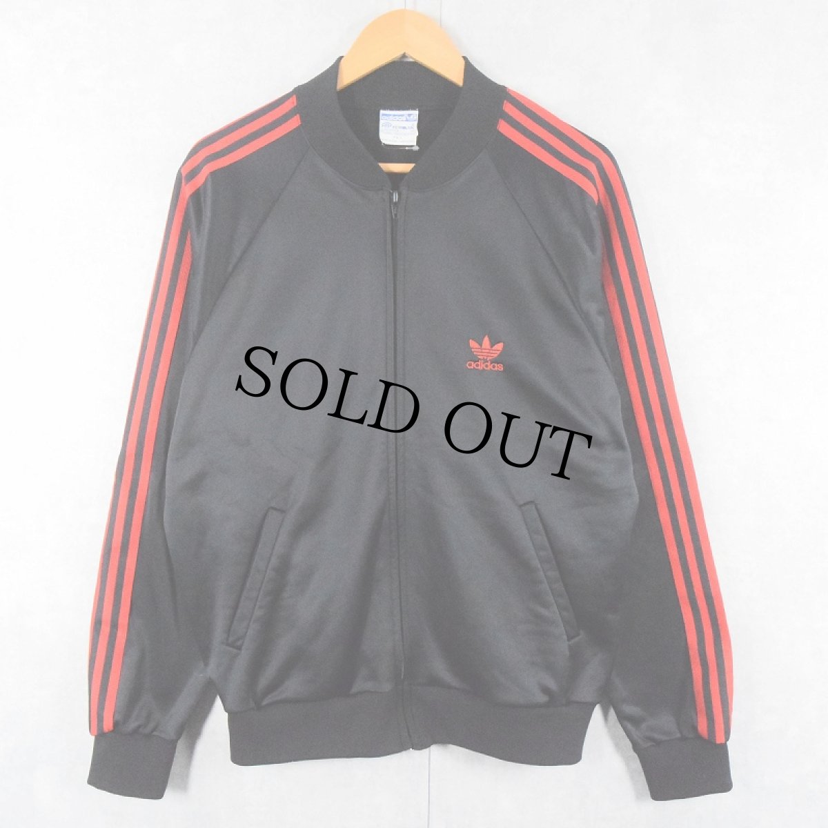 画像1: 80's adidas ATP USA製 トラックジャケット BLACK L (1)