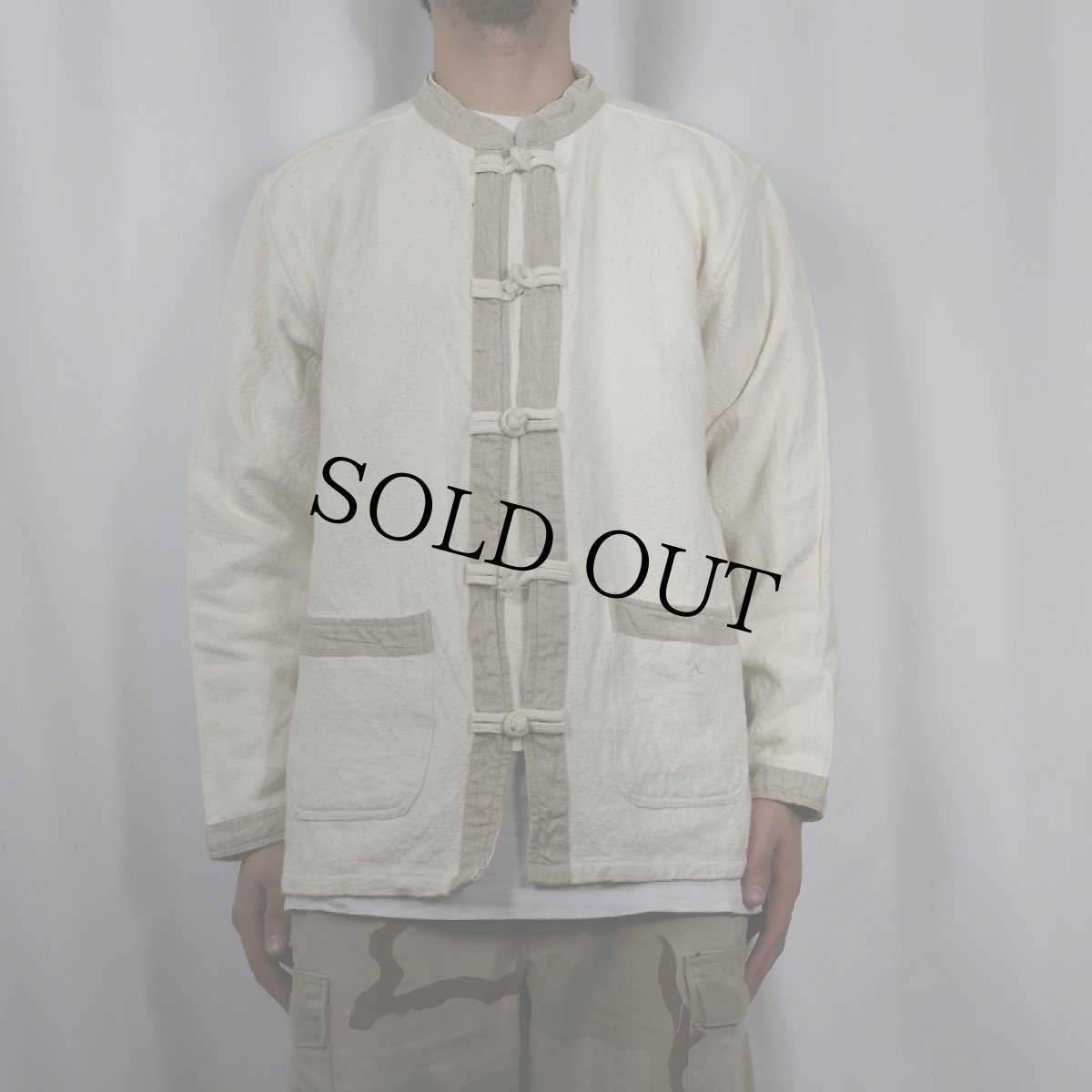 画像2: 90's Gypsy Rose コットンチャイナジャケット (2)