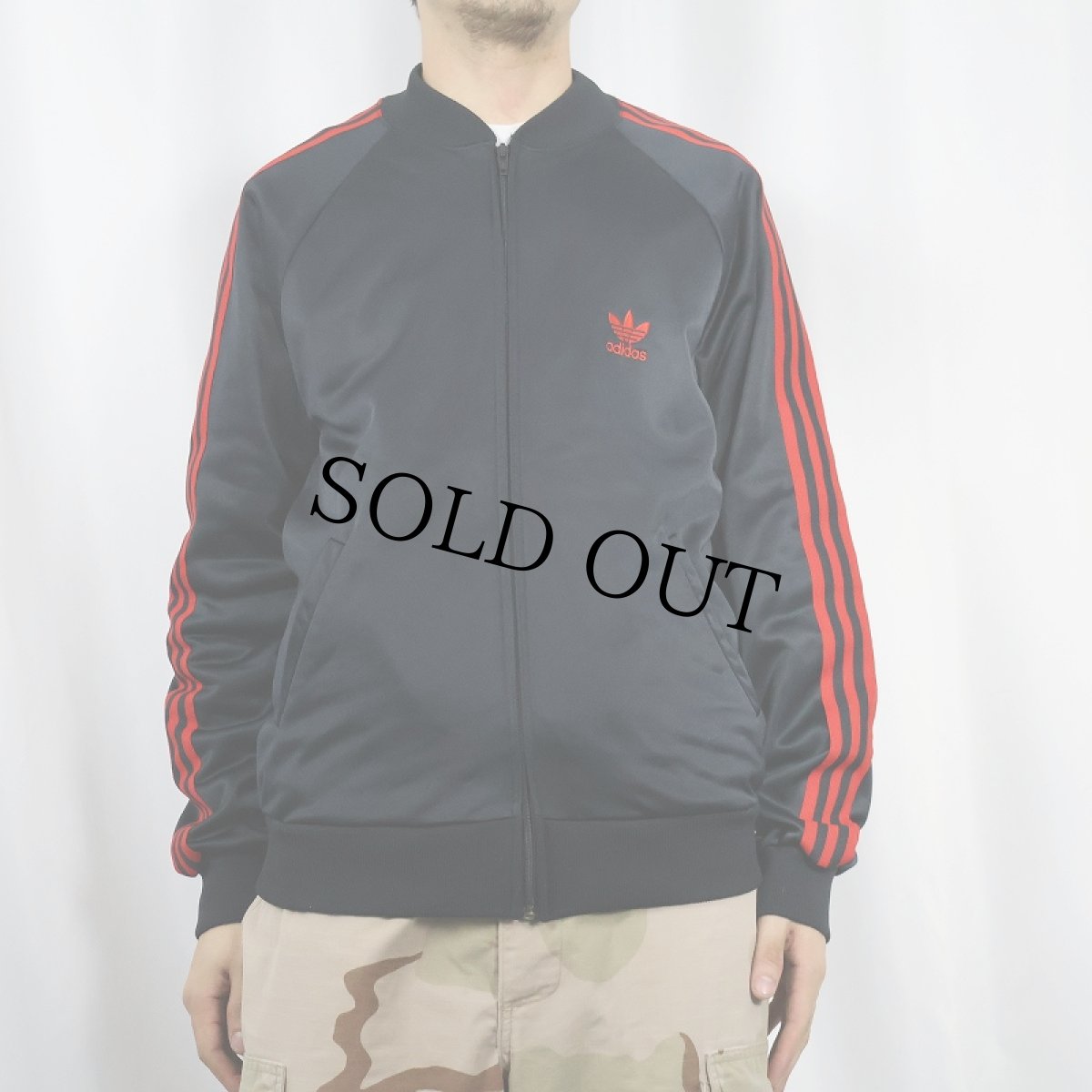 画像2: 80's adidas ATP USA製 トラックジャケット BLACK L (2)