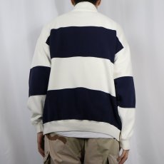 画像3: 90's GAP ボーダー柄 タートルネックスウェット M (3)