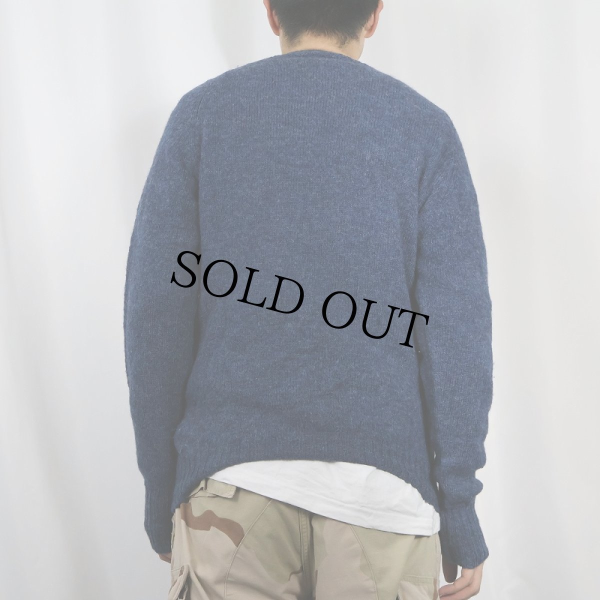 画像3: 70's L.L.Bean ENGLAND製 ウールニットセーター M (3)