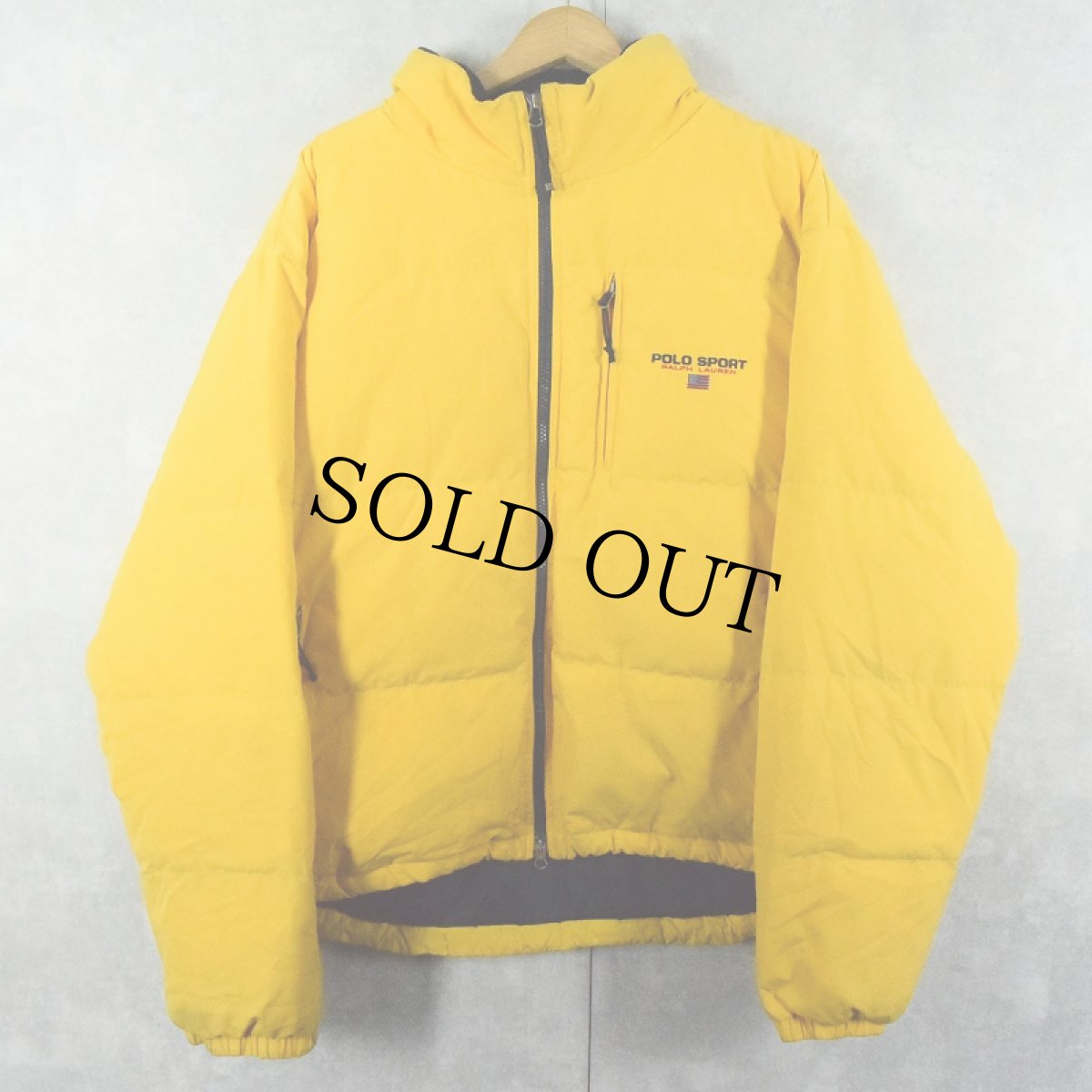 画像1: 90's POLO SPORT Ralph Lauren ロゴ刺繍 ダウンジャケット XXL (1)