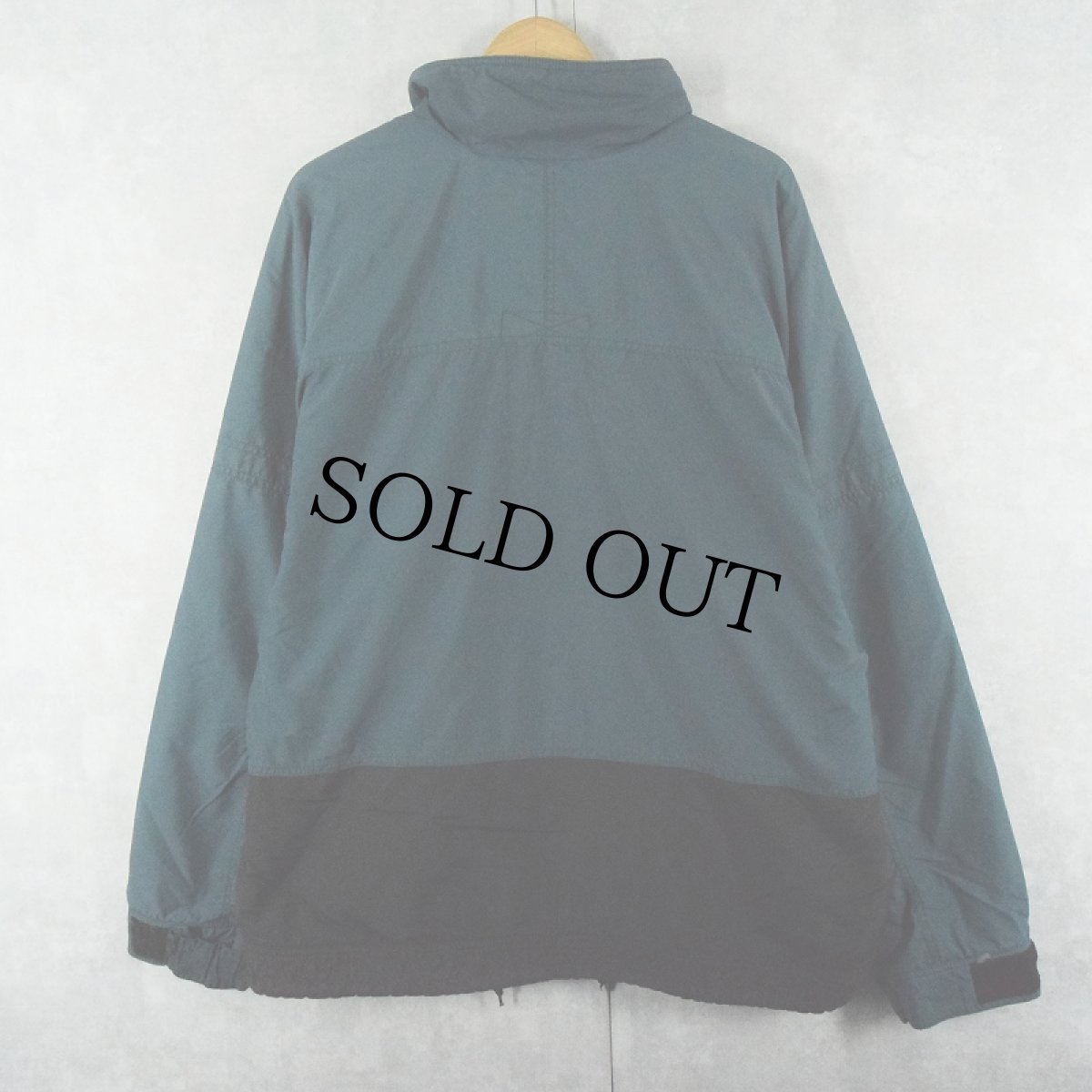 画像2: 90's NIKE ACG ロゴ刺繍 裏フリース ナイロンジップジャケット XL (2)