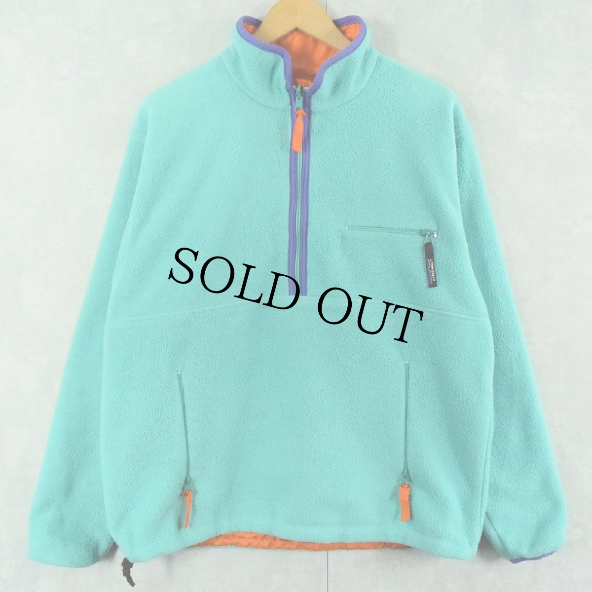 画像2: 90's Patagonia USA製 リバーシブル グリセードフリースジャケット M (2)