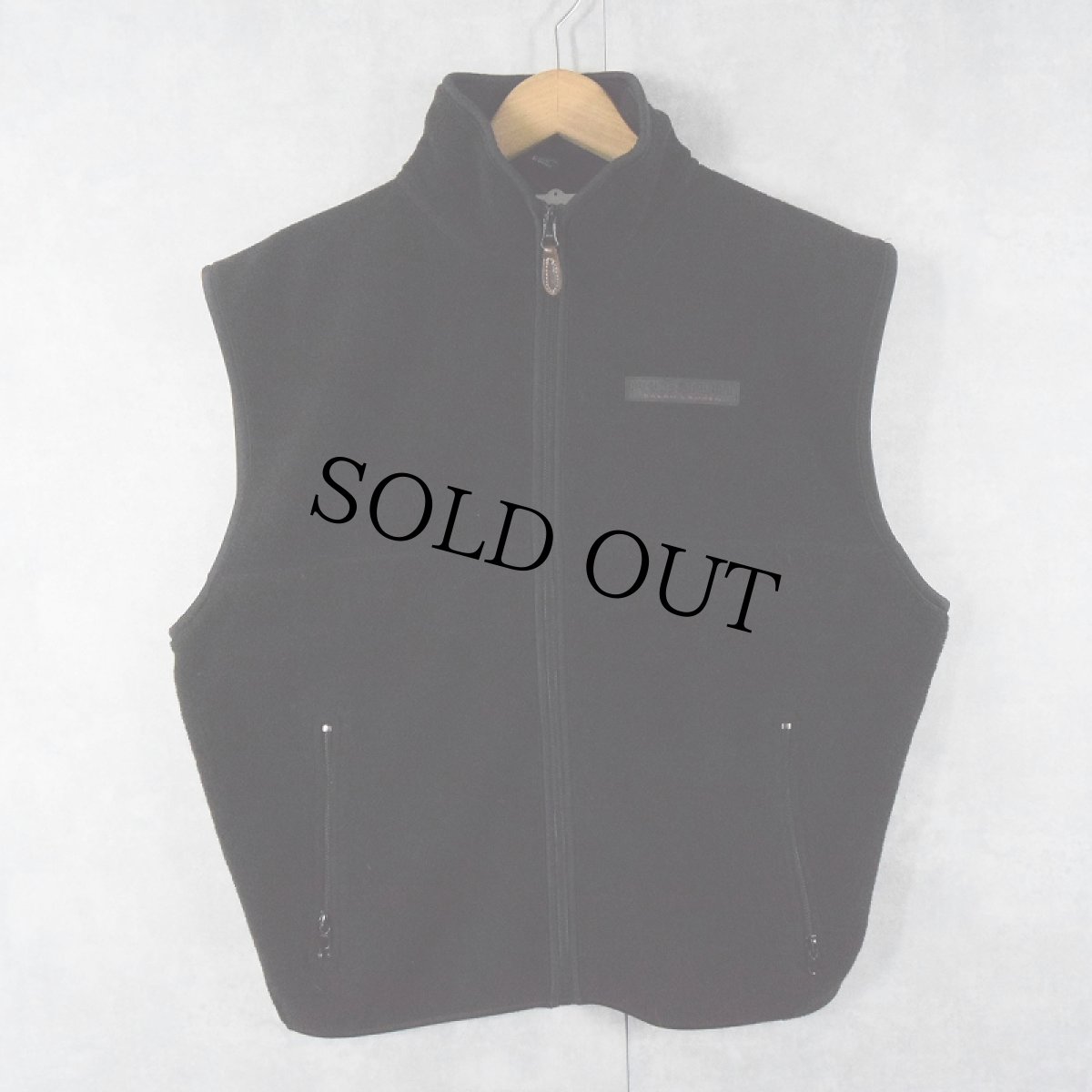 画像1: 90's POLO SPORT Ralph Lauren フリースベスト BLACK L (1)