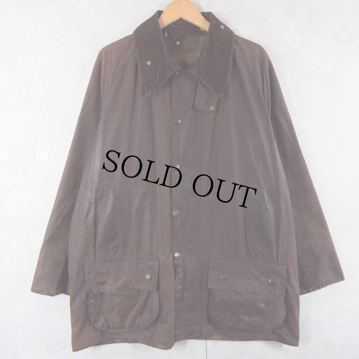 画像1: 90's Barbour ENGLAND製 "BEAUFORT" オイルドジャケット 3ワラント (1)