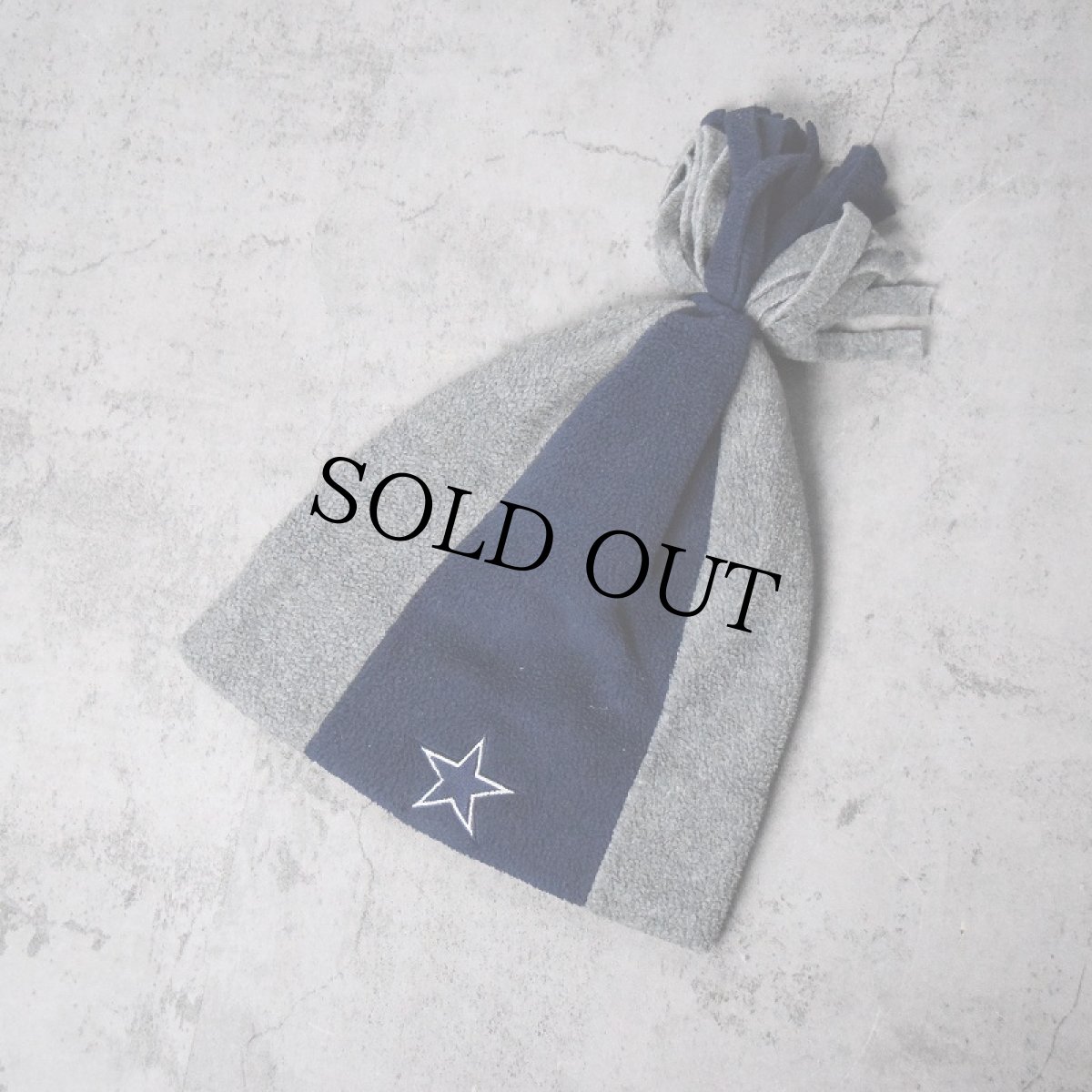 画像1: 90's DALLAS COWBOYS NFLチームロゴ刺繍 ファニー フリースキャップ (1)