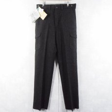 画像1: 80's FILSON USA製 ヘビーウール マッキーノフィールドカーゴパンツ CHARCOAL DEADSTOCK W35 (1)