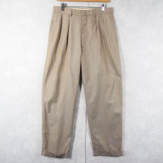 画像3: POLO Ralph Lauren 2タック コットンスラックス W31 (3)