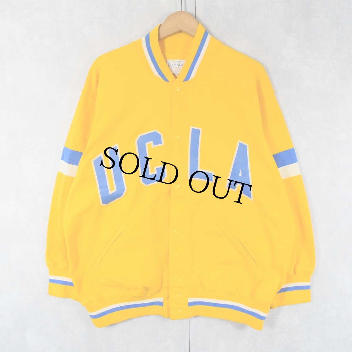画像1: 60's Sand-Knit "UCLA" スタジャン SIZE44 (1)