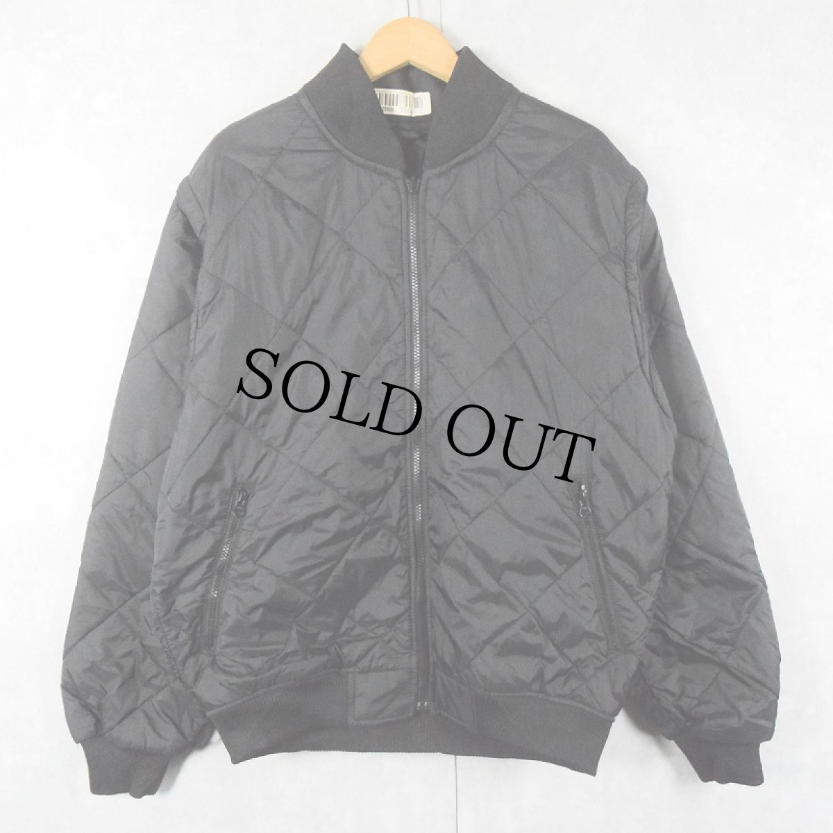 画像1: WEARGUARD 中綿入り 2WAY ドッキング ナイロンキルティングジャケット BLACK M (1)