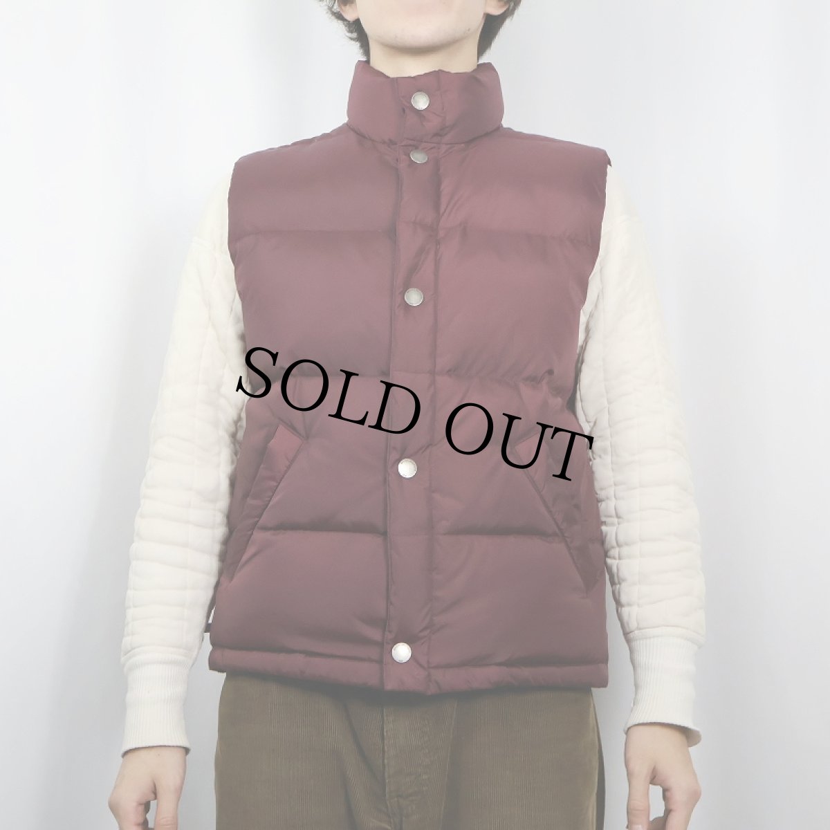 画像2: Brooks Brothers ナイロンダウンベスト S (2)