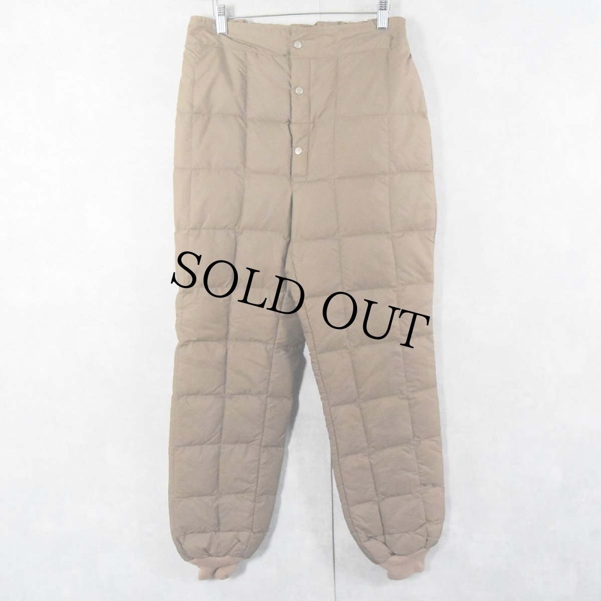 画像1: 70's Woolrich キルティングダウンパンツ W30 (1)