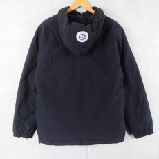 画像2: NAPAPIJRI 中綿入り 裏フリース アノラックパーカー NAVY (2)