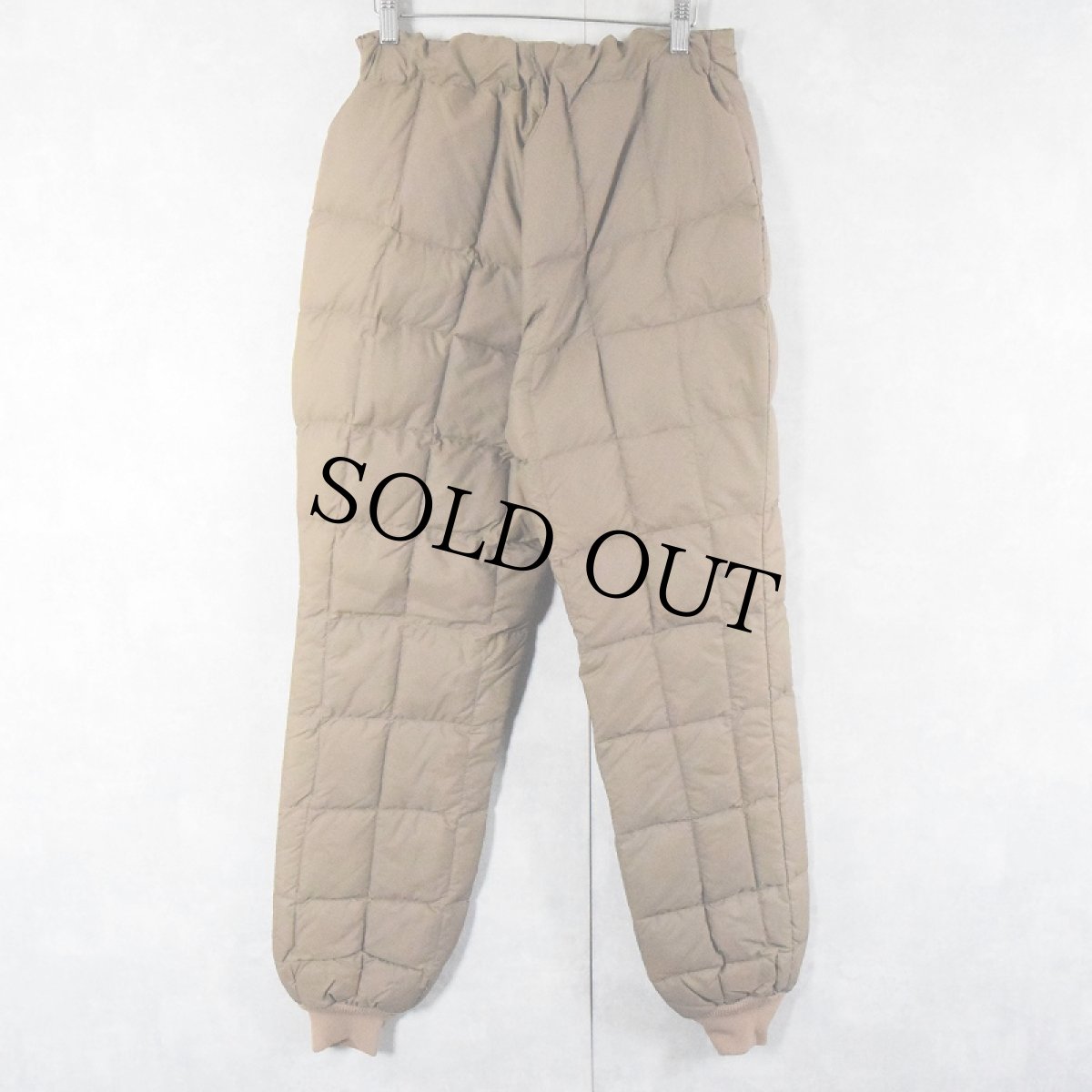 画像2: 70's Woolrich キルティングダウンパンツ W30 (2)