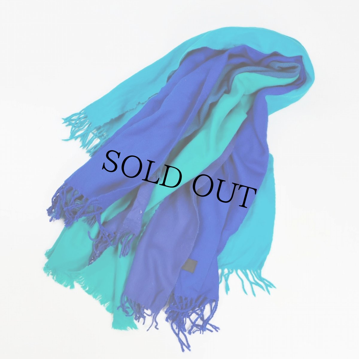 画像2: 【SALE】 ink "FREELY SCARF" BLUE FREE (2)