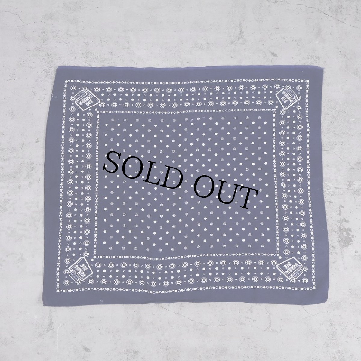 画像2: VINTAGE BIG MURPH ドット柄 バンダナ (2)