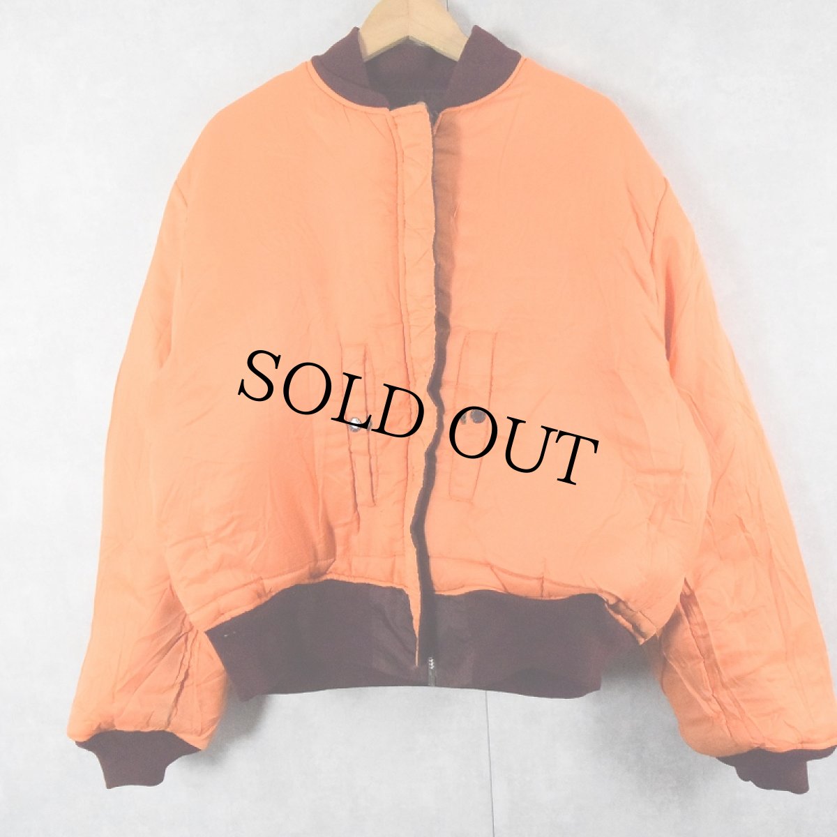 画像2: 民間品 90's Schott Bros. inc. MA-1 フライトジャケット XL (2)