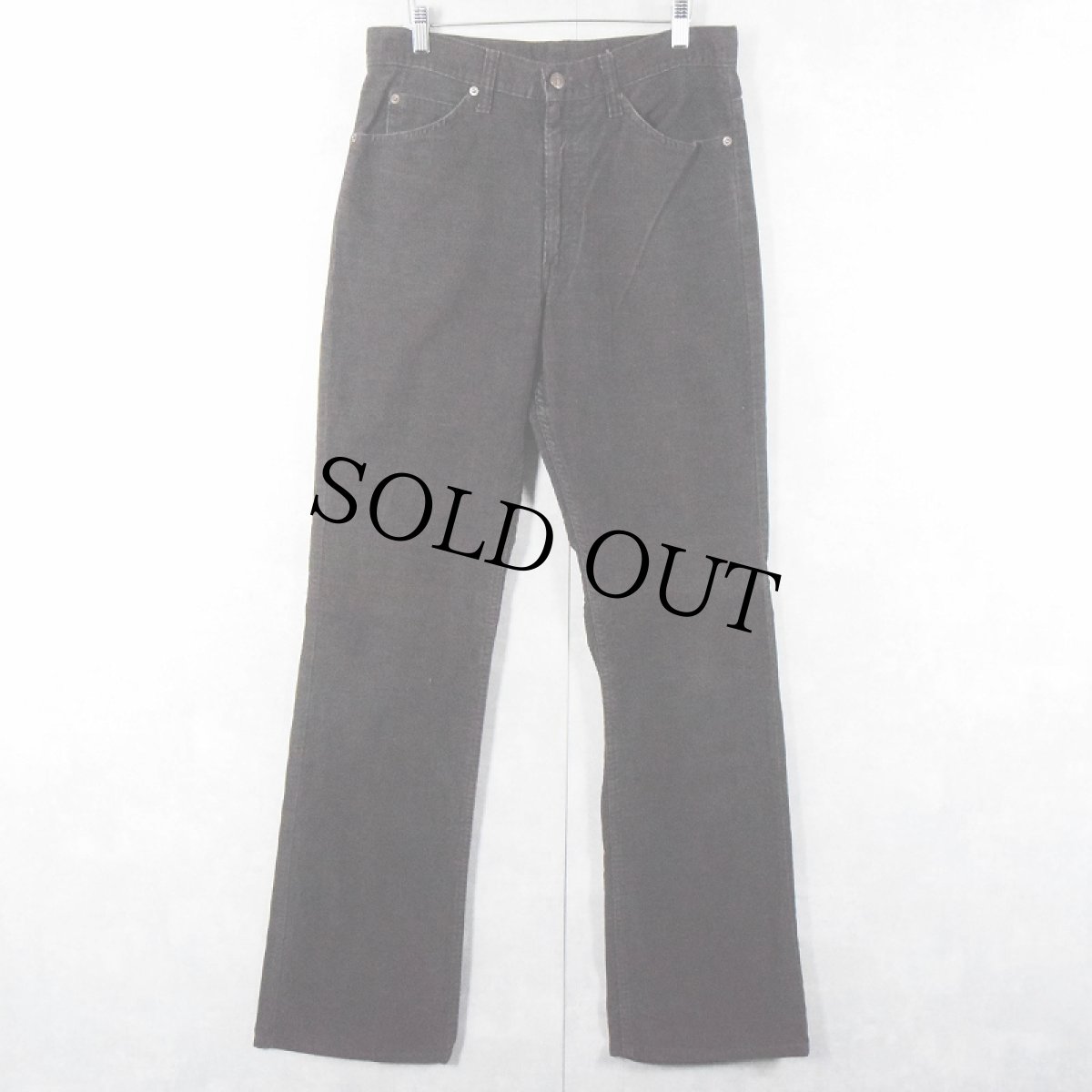 画像1: 80's Levi's 517 ブーツカットコーデュロイパンツ BLACK W31 (1)