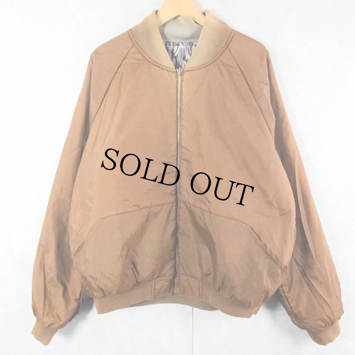 画像2: 90's Columbia リアルツリーカモ柄 中綿入り リバーシブルナイロンジャケット XL (2)