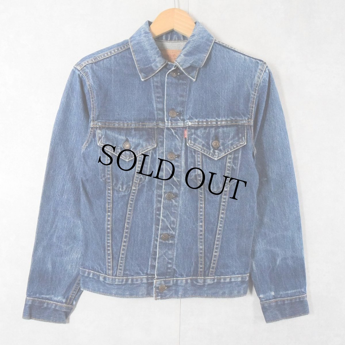 画像1: 【SALE】 60〜70's LEVI'S 70505 BIGE 最終モデル USA製 デニムジャケット (1)