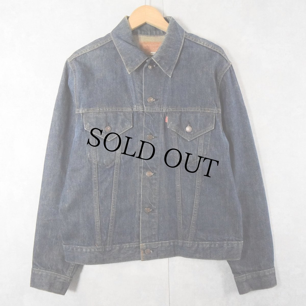 画像1: 70's Levi's 70505 USA製 デニムジャケット SIZE42 (1)