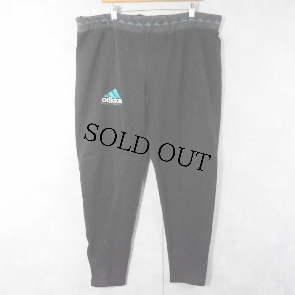 画像1: 90's adidas EQUIPMENT ロゴ刺繍 ジョガーパンツ W20-47 (1)