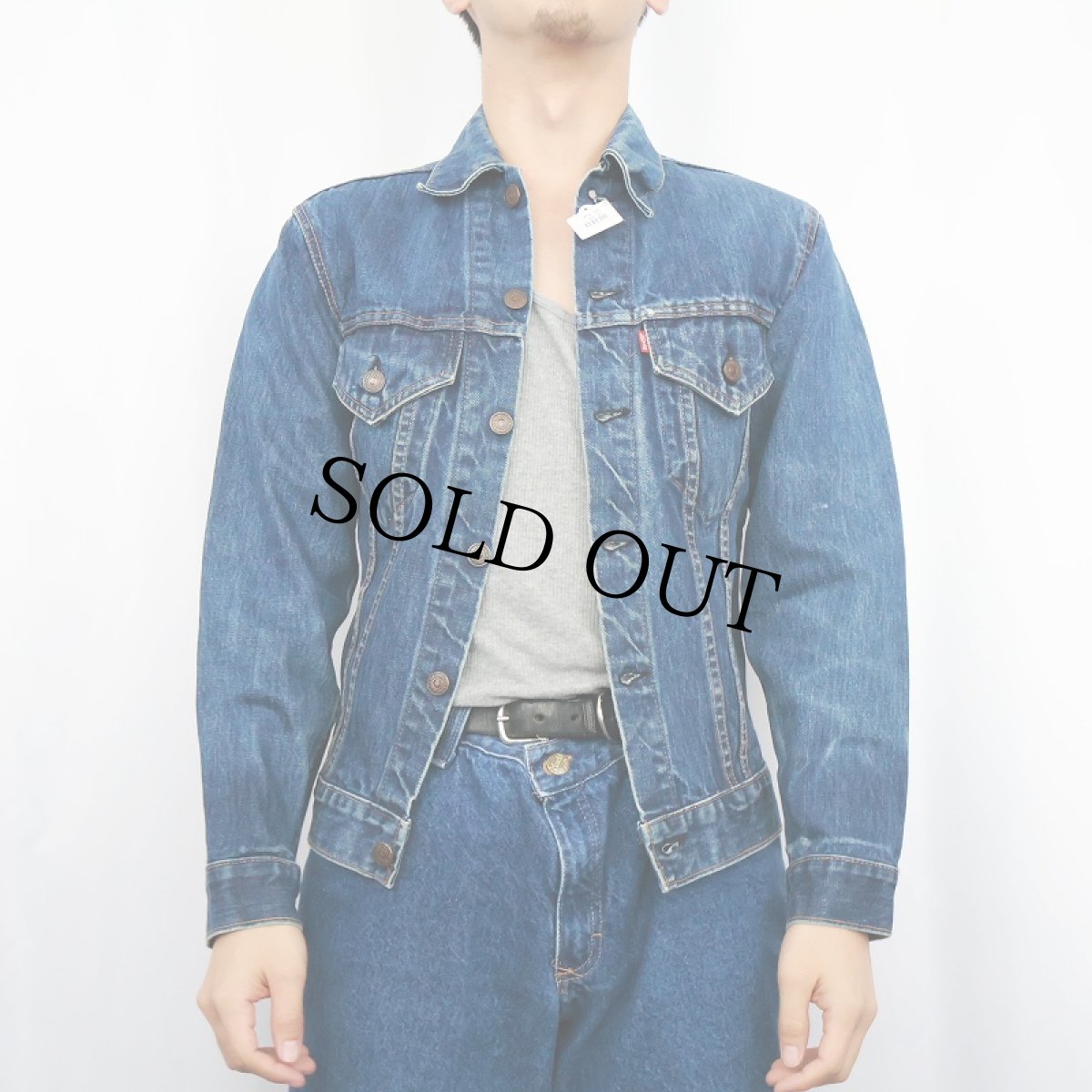 画像2: 【SALE】 60〜70's LEVI'S 70505 BIGE 最終モデル USA製 デニムジャケット (2)