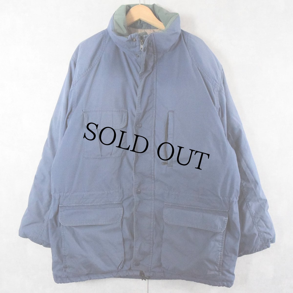 画像1: 70〜80's Eddie Bauer USA製 ダウンジャケット NAVY L (1)
