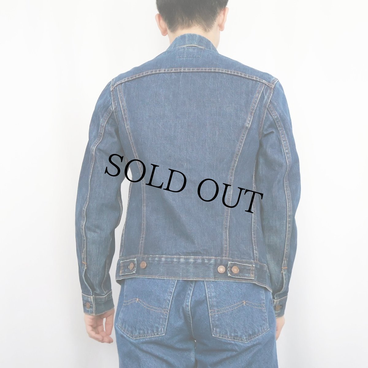 画像3: 60's LEVI'S 70505 BIGE USA製 デニムジャケット (3)