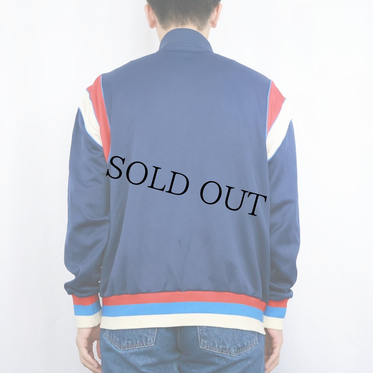 画像3: 80's NIKE 紺タグ ロゴ刺繍 トラックジャケット L (3)