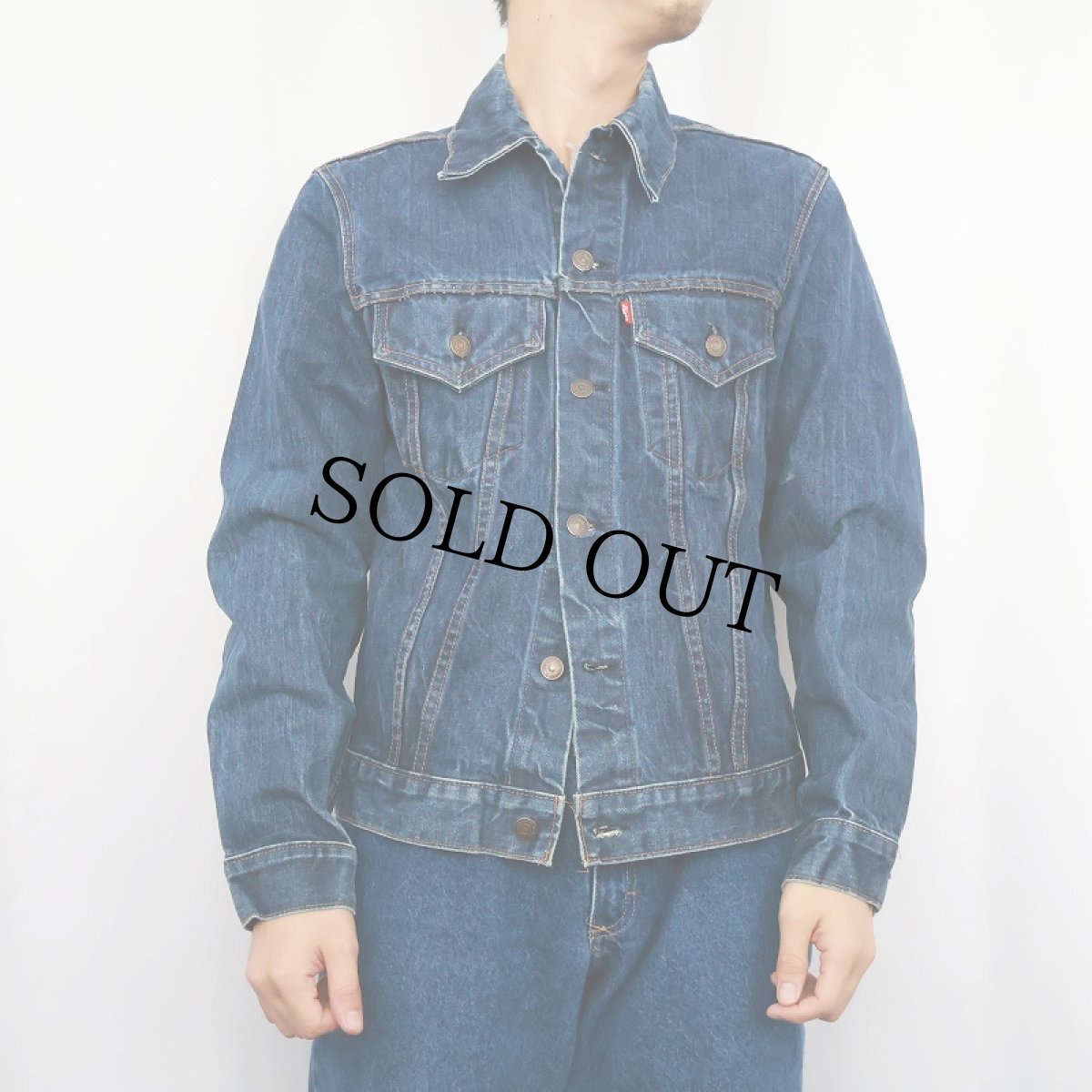 画像2: 70's Levi's 70505 USA製 デニムジャケット SIZE40 (2)
